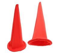 HEALSOPTHY Lot de 2 Bonnets de Gnome d'Halloween Rouges en Polyester Léger Élastiques et Confortables Accessoires de Costume Cosplay pour Femmes et Garçon et Filles pour Fêtes et Photos