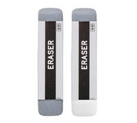 HEALSOPTHY Lot de 2 Gommes à Stylo Grises Effet Sable Gomme de Bureau Scolaire pour Stylo-plume et Stylo Bille sans Résidu Outil de Correction Précis pour Examens et Fournitures Scolaires
