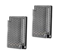 HEALSOPTHY Lot De 2 Panneaux Réflecteurs Photoélectriques Rétro-réfléchissants, pour Systèmes De Capteurs Industriels, Haute Visibilité, Finition Miroir, Usage Extérieur Chantier De Construction