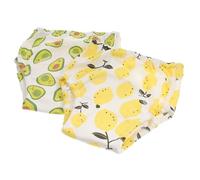 HEALSOPTHY Lot de 2 Pantalons D'apprentissage en Coton pour Bébé Garçon et Fille, Culottes Réutilisables Absorbantes, Lavables en Machine, Confort et Protection Anti-fuite