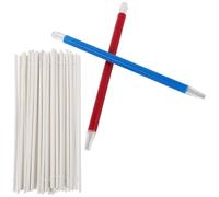 HEALSOPTHY Lot de 2 Sets de Marqueurs Effaçables à Chaud pour Tissu 2 Recharges, Encre à Disparition Automatique à Haute Température, Stylo de Marquage pour Couture, Quilting et
