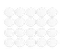 HEALSOPTHY Lot de 20 Boîtes de Pétri en Plastique Transparent, Jetables, pour Culture en Laboratoire de Microbiologie et Biologie