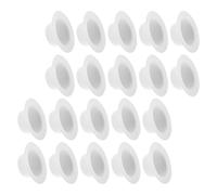 HEALSOPTHY Lot de 20 Mini Chapeaux Hauts-De-Forme Faits Main Chapeaux De Magicien Miniatures pour La Décoration De Maisons Miniatures Chapeau De Bonhomme De Neige