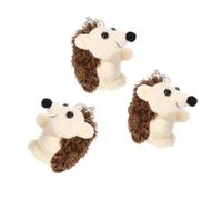 HEALSOPTHY Lot de 3 Porte-clés Hérisson en Peluche de Dessin Animé Pendentifs Décoratifs pour Paquet à Dos ou Trousseau Accessoires Paquet Doux et Légers Jouets Décoratifs