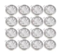 HEALSOPTHY Lot De 30 Breloques Catholiques Pour Chapelets Médailles De Saints Pour Bracelets Pendentifs Et Accessoires Pour Chapelets Pendentif Croix De Saint Benoît Breloques En Argent