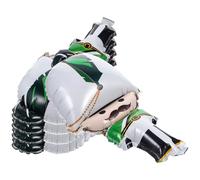 HEALSOPTHY Lot de 5 Ballons Casse-Noisette de Noël en Aluminium Petit Format Décorations de Noël Festives pour Fêtes Accessoires Photo pour Décoration de Ballons de Fête