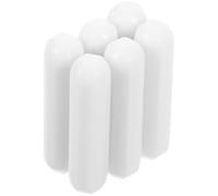 HEALSOPTHY Lot de 6 Agitateurs Magnétiques en Ptfe 30 MM Barre D’Agitation Résistante aux Hautes Températures pour Laboratoire Agitateur Automatique Polyvalent pour Mélange Homogène