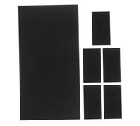 HEALSOPTHY Lot De 6 Autocollants Occultants LED Découpables, Films Filtre Lumière pour Appareils Électriques, Routeurs Et Horloges, Protection Éblouissement, Facile à Appliquer, Noir Intégral