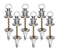HEALSOPTHY Lot de 6 Pendules en Cuivre pour Divination Radiesthésie et Contemplation Accessoire Spirituel Pendule Robotique pour Création de Bijoux Objets de Guérison