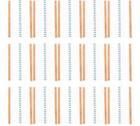 HEALSOPTHY Lot de 600 Résistances à Film Métallique 1/4W 1% Précision Assortiment 30 Valeurs Ohm Kit de Résistances Annulaires Cinq Couleurs pour Projets Électroniques et Bricolage