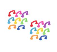 HEALSOPTHY Lot de 8 Jouets Téléphoniques Chuchotants en Plastique Colorés pour Tout-Petits Récepteurs Téléphoniques Ergonomiques pour Développement Auditif et Motricité Fine Éducatif pour