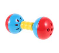 HEALSOPTHY Maracas à Double Cloche Pour Garçon Fille Plastique Doux à Secouer Pour Garçon Et Filles Jouet Sensoriel Portable Pour Développement Des Poignets Garde Et