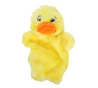 HEALSOPTHY Marionnette à Main en Peluche Canard Jaune pour Garçon et Filles, Raconte Histoire Éducatif, Accessoire Interactif pour Jeu de Rôle et Activités D’Imagination en Famille