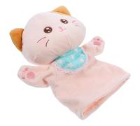 HEALSOPTHY Marionnette Main Chat Peluche Interactive pour Garçon Fille Éducatif Précoce Marionnette Doigt Animale pour Développement Créatif et Jeu de Rôle