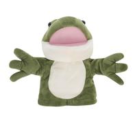 HEALSOPTHY Marionnette Main Grenouille Peluche Douce Interactive de Rôle pour Garçon Fille Cadeau Éducatif Ans
