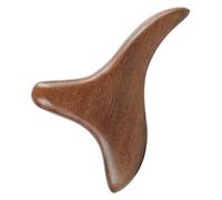 HEALSOPTHY Masseur de Pied en Bois de Santal Doré Fonction de Raclage, Design Portable, Outil de Massage Manuel pour Réflexologie Plantaire et Stimulation des Méridiens