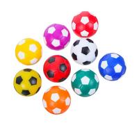 HEALSOPTHY Mini Balles de Football de Table Couleurs Plastique Résistant pour Jeu de Portable Accessoires pour Fête Compétition Scolaire et Divertissement Familial