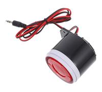 HEALSOPTHY Mini Klaxon D'alarme Filaire avec Sirène Stroboscopique Puissante, Système D'alarme Domestique et Industrielle, Avertisseur Sonore Compact pour Maison, Bureau et Commerce, Alarme