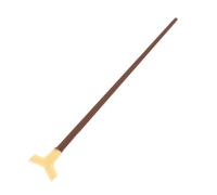 HEALSOPTHY Miniature Mini Walking Stick for Dollhouse Decoration Vintage Metal Craft Accessory and Realistic Tiny Walking Stick for DIY Small House and Photo Props