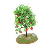 HEALSOPTHY Miniature Pomme Arbre Modèle Résine pour Décorations DIY Maquette de Paysage Miniature Accessoires Maison de Poupée Arbre Simulé Réaliste pour Diorama Sable et Maquettes