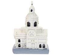 HEALSOPTHY Modèle de Cathédrale en Résine Décorative pour Table Bureau, Ornement Raffiné pour Décoration Intérieure, Ambiance Historique et Polyvalente pour Mariage et Réunions