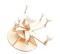 HEALSOPTHY Modèle DIY Système Solaire Bois Boules Résistant Kit Scientifique Educatif Spatial Garçon Fille Coordination Main-œil