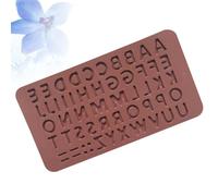 HEALSOPTHY Moule à Chocolat en Silicone Lettres Alphabet Anglais pour Pâtisserie, Facile à Nettoyer et Démouler, pour Fêtes à Thème et Engagements