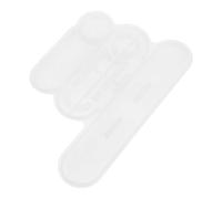 HEALSOPTHY Moule en Silicone pour Résine Époxy Précision sans Couture et Résistance la Déformation, pour Fabrication de Plaques de Nom Personnalisées Bureau