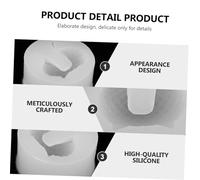 HEALSOPTHY Moule Silicone DIY pour Modèle Plâtre Aromathérapie et Souple Fabrication Bougies Parfumées et Projets Créatifs
