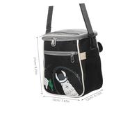 HEALSOPTHY Organisateur pour Poussette Multifonction Imperméable Grand Volume avec Compartiments Séparés pour Accessoires Résistant et Suspendu pour Parents