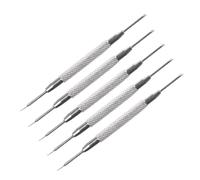 HEALSOPTHY Outil de Réparation pour Retirer Épingles et Changer Bracelet pour Bracelet de Montre 10pcs en Acier au Carbone Argenté, Kit D'outillage Horloger Pratique