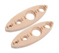 HEALSOPTHY Outil Oculaire en Bois pour Peluche - Lot de 2 Outils Auxiliaires de Montage D’Yeux de Sécurité au Crochet - Gabarit de Mesure Précis pour Poupées et Amigurumis - Loisirs