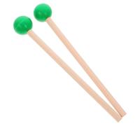 HEALSOPTHY Paire De 2 Maillets pour Marimba Et Xylophone Baguettes De Percussion Vertes pour Tambour À Langues Accessoires pour Instruments De Musique Orff Maillets De Batterie Musicale