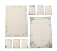 HEALSOPTHY Papier à Lettres Vintage Coloré A5, 8 Sets 8 Feuilles par Set, Papier pour Écrire Lisse et Élégant, pour Écrire des Poèmes et Exprimer des Sentiments
