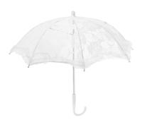 HEALSOPTHY Parapluie en Dentelle Blanc pour Mariage 42x50 Cm 110 G, Accessoire Vintage pour Séance Photo, Décoration Scène et Cosplay, Ombrelle Élégante pour Cérémonie et Spectacle