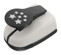 HEALSOPTHY Perforatrice Étoile Manuelle Carrée 2,5 Cm en Plastique Solide pour Loisirs Créatifs Papier, Outils de Poinçonnage Précis pour Scrapbooking, Cartes et Décoration Festive