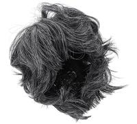 HEALSOPTHY Perruque Synthétique Pour Personnes Âgées Courte Grise Pour Hommes Perruque Cosplay Grand-père Fête Scène Accessoire Léger Et Transportable