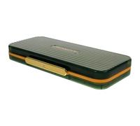 HEALSOPTHY Pilulier Semaine 7 Jours Portable Vert Rappel Matin Midi Soir, Distributeur Compartiments Étanches, Trousse de Médecine de Voyage Pratique et Organiseur Quotidien Compact