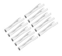 HEALSOPTHY Pinces à Glaçons en Acier Inoxydable 10 Pièces, Design Simple et Confortable, Usage Polyvalent pour Boissons Glacées comme Infusion Froide et Café