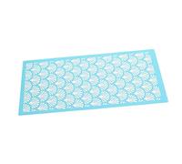 HEALSOPTHY Pochoir Sérigraphie Lavable pour Pâte Polymère Outil de Bricolage Argile Modèle Réutilisable pour Diy Décoration et Plaques