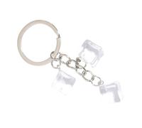 HEALSOPTHY Porte-clés Résine Cube Glace Mignon pour Femmes Accessoire Créatif pour Clés et Sacs Léger et Pratique