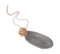HEALSOPTHY Porte Vintage Maille Métallique Mini Rétro à Fermeture Twist pour Femmes Organiseur Portable pour Porte Change et Petits Objets