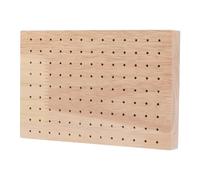 HEALSOPTHY Présentoir à Sucettes en Bois Perforé Planche à Brochettes Apéritives Compacte et Portable Support à Cocktail pour Buffet Mariage et Traiteur Porte-Cure-Fruits Pratique et