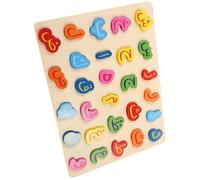 HEALSOPTHY Puzzle Bois Éducatif pour Garçon Fille Alphabet Arabe Jeu de Montessori Développement Mémoire Coordination et Observation Pédagogique pour Garçons et Filles