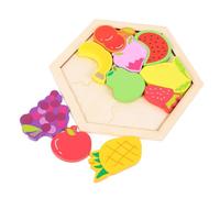 HEALSOPTHY Puzzle Bois Éducatif pour Garçon Fille Jeu de et Reconnaissance des Formes Éveil Sensoriel Sûr et pour Apprentissage Préscolaire