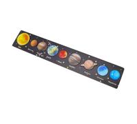 HEALSOPTHY Puzzle Bois Interactif Système Solaire pour Garçon Fille Jeu de des Éducatif Cognitif pour Développer Imagination Capacités Manuelles