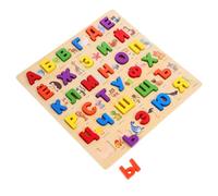 HEALSOPTHY Puzzle de Lettre Russe éducatif Alphabet Puzzles pour Les Tout-Petits Enfant en Bas âge Jeu d'association de Lettres