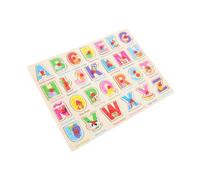 HEALSOPTHY Puzzle Éducatif Espagnol Bois pour Tout Petits Jeu Déveil Linguistique avec Formes Colorées Apprentissage Précoce Montessori pour Garçon Fille