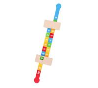 HEALSOPTHY Règle Bois pour Apprentissage de Addition Educatif Mathématique et Portable pour Garçon Fille Outil Pratique pour Décomposition Numérique et Calcul Mental