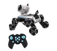 HEALSOPTHY Robot Chien Télécommandé Intelligent à Huit Roues avec Capteur de Gestes Électrique Transformable et Interactif pour Garçon Fille Chien Robotique Programmable pour Jeux Intérieurs